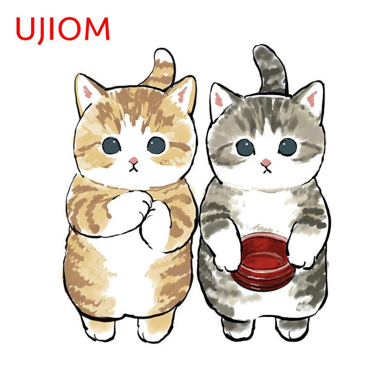 Home Decor Y2K - UJIOM 만화 벽 스티커, Mofu 모래