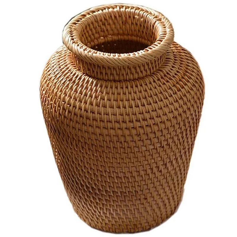 Rattan Plant Basket - 고리 버들 바구니 등나무 교수형 화분