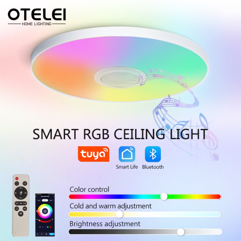 Home Decor Free App - TUYA 스마트 음악 천장 LED 조명,