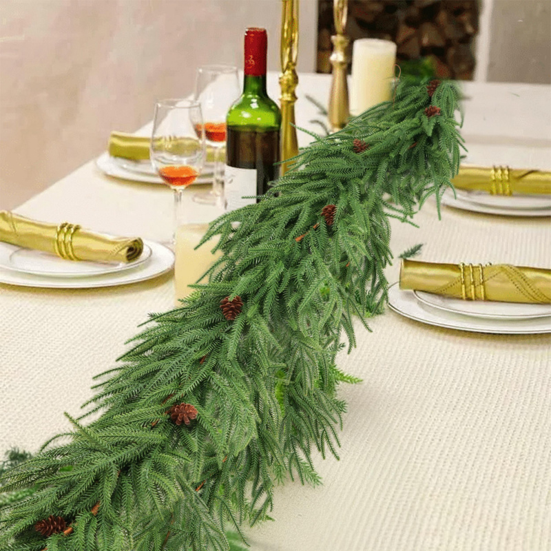 고품질 인조 녹색 식물, 크리스마스 트리 장식, 화환, - Rattan Plant Basket 리뷰 및 가격