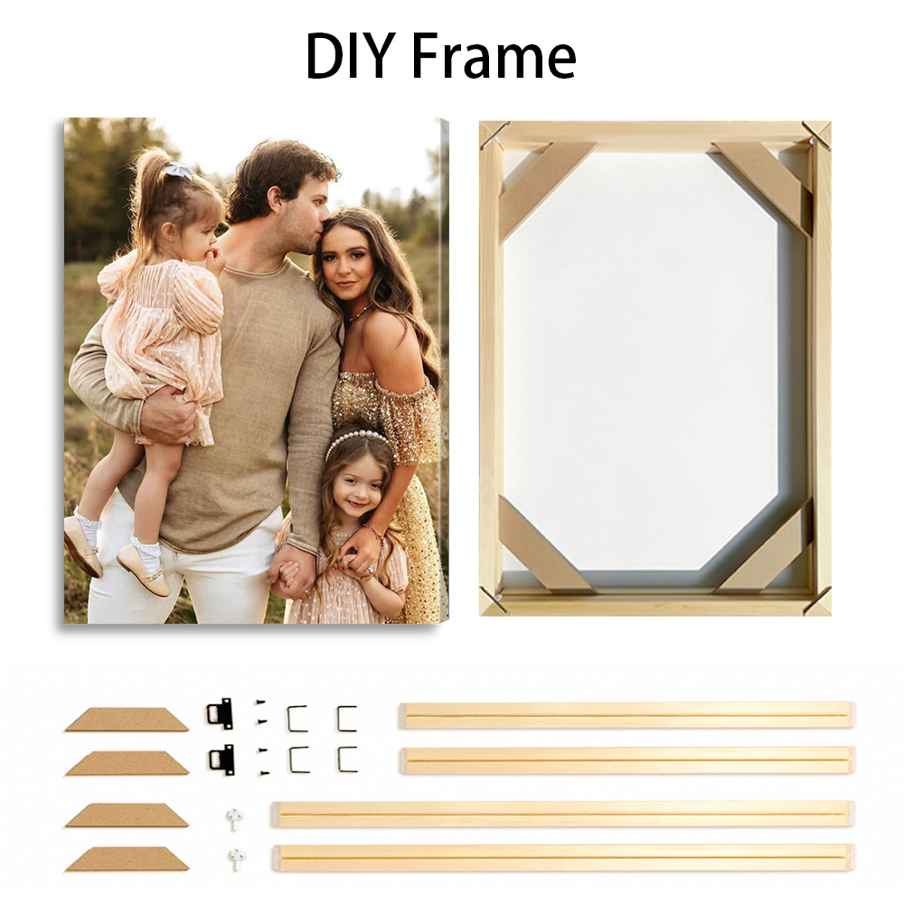 1개, 맞춤형 사진 캔버스, DIY 나무 프레임 또는  - Home Decor Theme 리뷰 및 가격