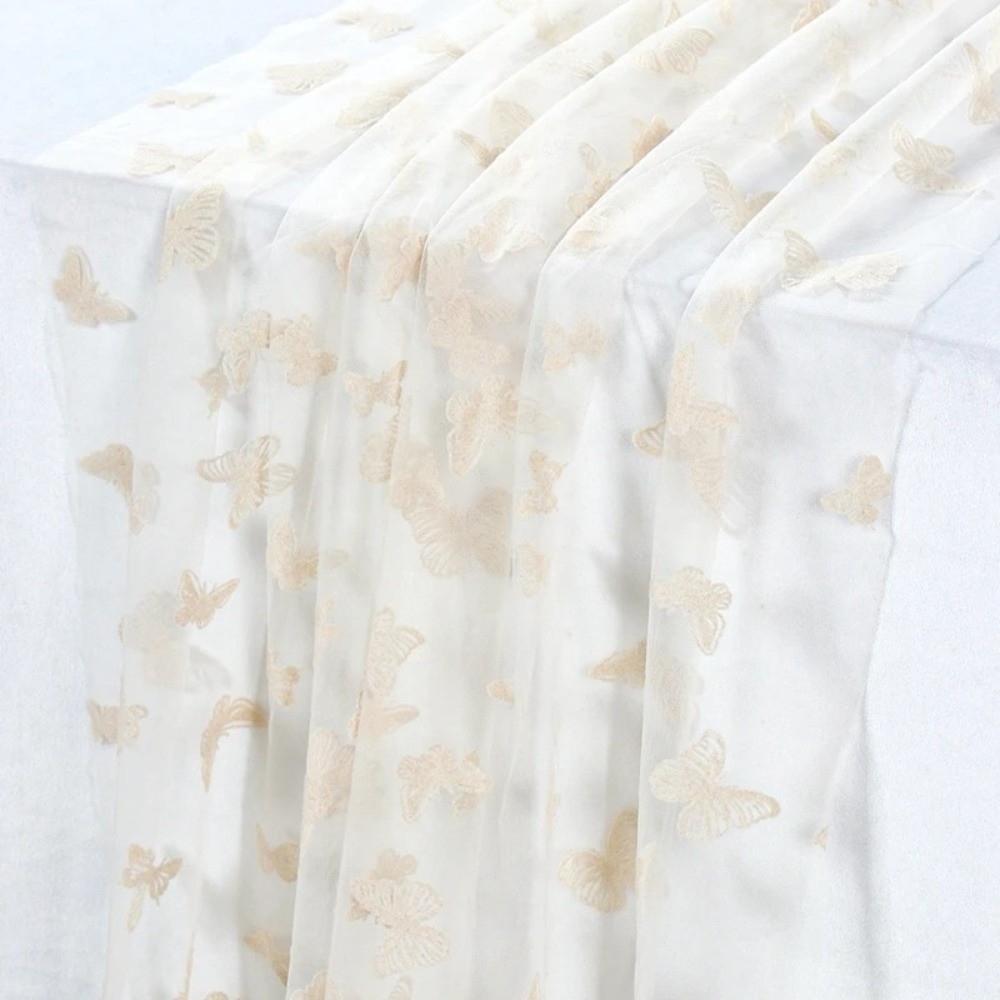 로맨틱 나비 메쉬 테이블 러너 멀티 컬러 반투명 거즈  - Linen Table Runner 리뷰 및 가격