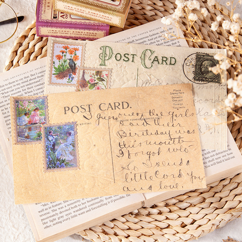 100pcs 가을 동화 스탬프 스티커 DIY 잡지 장식 - Home Decor Magazine 리뷰 및 가격