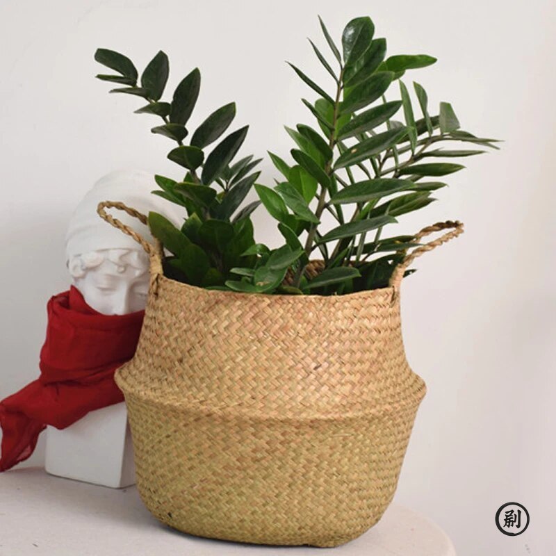 위커 바구니 장난감 정리함 접이식 라탄 해초 수납 바구 - Rattan Plant Basket 리뷰 및 가격
