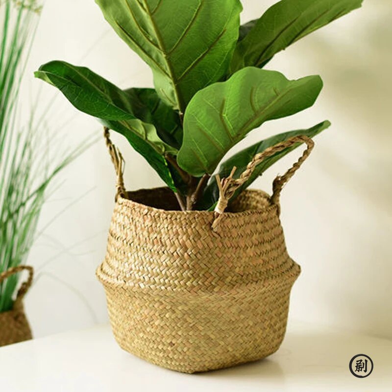 위커 바구니 장난감 정리함 접이식 라탄 해초 수납 바구 - Rattan Plant Basket 리뷰 및 가격