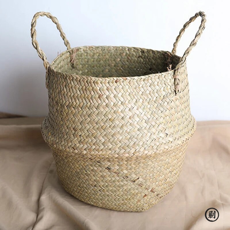위커 바구니 장난감 정리함 접이식 라탄 해초 수납 바구 - Rattan Plant Basket 리뷰 및 가격